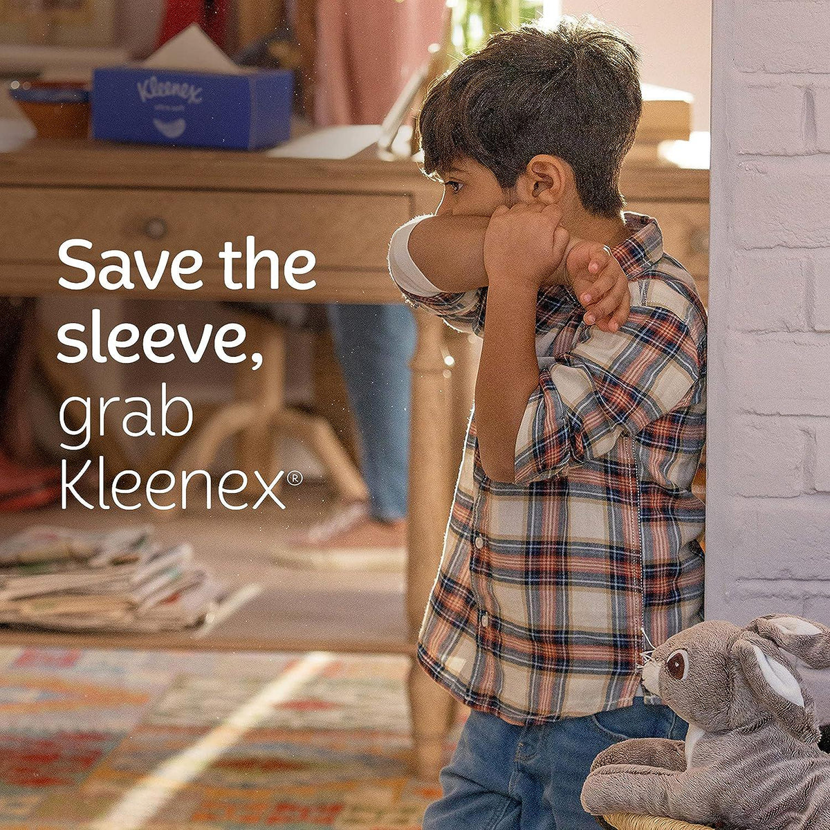 Kleenex Kleenex Ultra Soft Facial Tissues, 3 Flat Boxes, 120 Tissues Per Box, 3-Ply (360 Total Tissues), Packaging May Vary