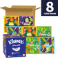 Kleenex Kleenex Ultra Soft Facial Tissues, 8 Cube Boxes, 80 Tissues Per Box, 3-Ply, Packaging May Vary