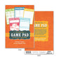 Knock Knock On-the-Go Game Pad, 1 Travel Activity Pad for Kids, 6 x 9 Inches, Portable Fun Games Anywhere