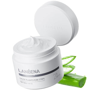 LANBENA Blackhead Remover Black Mask Charcoal Mask Peel Off Mask Facial Pore Cleanser Purifying Face Mask Nose Strips 1.06 Ounce,