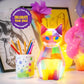 LAOESE Paint Your Own Cat Lamp Kit, DIY Kids Craft Toy with Art Supplies, Ages 6–12 Gift Idea