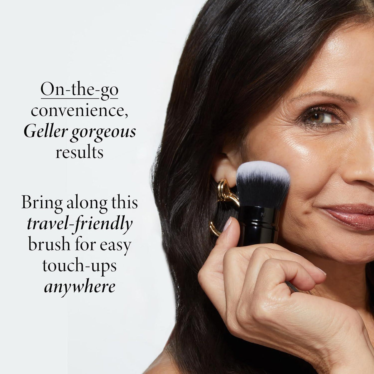 LAURA GELLER NEW YORK LAURA GELLER NEW YORK Retractable Airbrush Kabuki Brush For All Face Makeup And Foundation For Liquid, Cream And Powder Face Makeup With Aluminum Handle