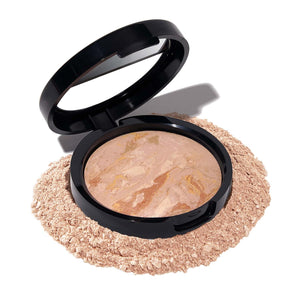 LAURA GELLER NEW YORK LAURA GELLER NEW YORK Award-Winning Baked Balance-n-Brighten Color Correcting Powder Foundation - Fair - Buildable Light To Medium Coverage - Demi-Matte Natural Finish