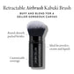 LAURA GELLER NEW YORK LAURA GELLER NEW YORK Retractable Airbrush Kabuki Brush For All Face Makeup And Foundation For Liquid, Cream And Powder Face Makeup With Aluminum Handle