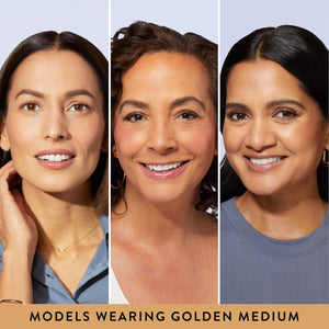 LAURA GELLER NEW YORK LAURA GELLER NEW YORK Award-Winning Baked Balance-n-Brighten Color Correcting Powder Foundation - Golden Medium - Buildable Light To Medium Coverage - Demi-Matte Natural Finish