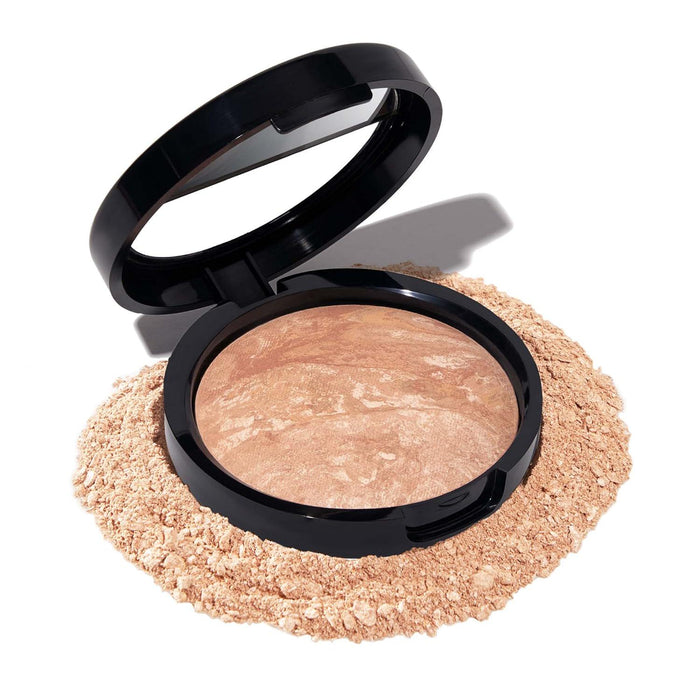 LAURA GELLER NEW YORK LAURA GELLER NEW YORK Award-Winning Baked Balance-n-Brighten Color Correcting Powder Foundation - Light - Buildable Light To Medium Coverage - Demi-Matte Natural Finish