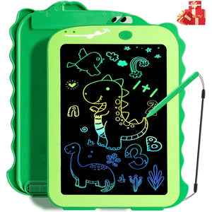 LCD Writing Tablet for Kids, 8.5”, Dinosaur Drawing Pad, Colorful Doodle Toy for Ages 2–8 Boys & Girls