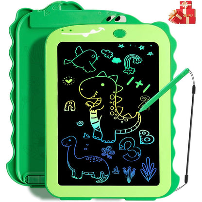 LCD Writing Tablet for Kids, 8.5”, Dinosaur Drawing Pad, Colorful Doodle Toy for Ages 2–8 Boys & Girls
