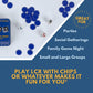 LCR Left Center Right Dice Game Blue Tin Fun Travel Sized Game for All Ages
