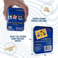 LCR Left Center Right Dice Game Blue Tin Fun Travel Sized Game for All Ages