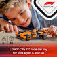 LEGO City McLaren F1 Car Toy 60442 with Driver Minifigure Gift Set for Kids Age 6+