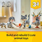 LEGO Creator 3 in 1 Animal Set 31163 Build Playful Cat Dog or Pigeon Birthday Gift for Kids Ages 8 Plus