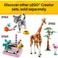 LEGO Creator 3-in-1 Panda Family Set, Model 31165, Builds Panda, Penguin, or Orca for Kids Ages 8+