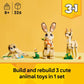 LEGO Creator 3 in 1 Cute Bunny Set 31162 Bunny Llama and Seal Animal Building Toy for Kids Age 8 and Up