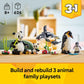 LEGO Creator 3-in-1 Panda Family Set, Model 31165, Builds Panda, Penguin, or Orca for Kids Ages 8+