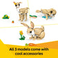 LEGO Creator 3 in 1 Cute Bunny Set 31162 Bunny Llama and Seal Animal Building Toy for Kids Age 8 and Up