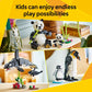 LEGO Creator 3-in-1 Panda Family Set, Model 31165, Builds Panda, Penguin, or Orca for Kids Ages 8+