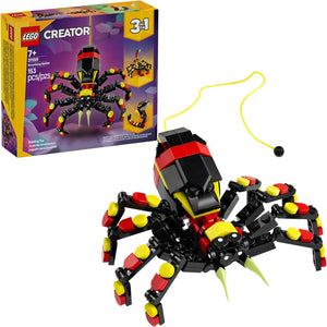 LEGO Creator 3-in-1 Wild Animals Set 31159, Builds Spider, Snake or Scorpion, Kids Age 7+, STEM Gift Toy