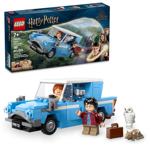 LEGO Harry Potter Flying Ford Anglia 76424 Buildable Car with 2 Minifigures Gift for Kids Age 7+