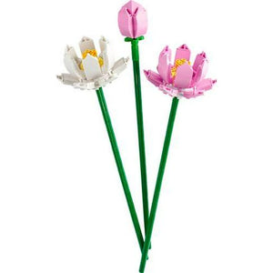 LEGO Lotus Flower Building Toy Set 40647 Artificial Flowers for Decor Gift for Kids and Adults