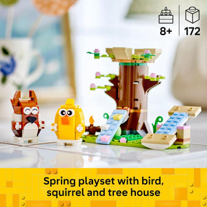 LEGO Spring Animal Playground Building Set with Bird and Squirrel for Kids Ages 8 and Up 40709