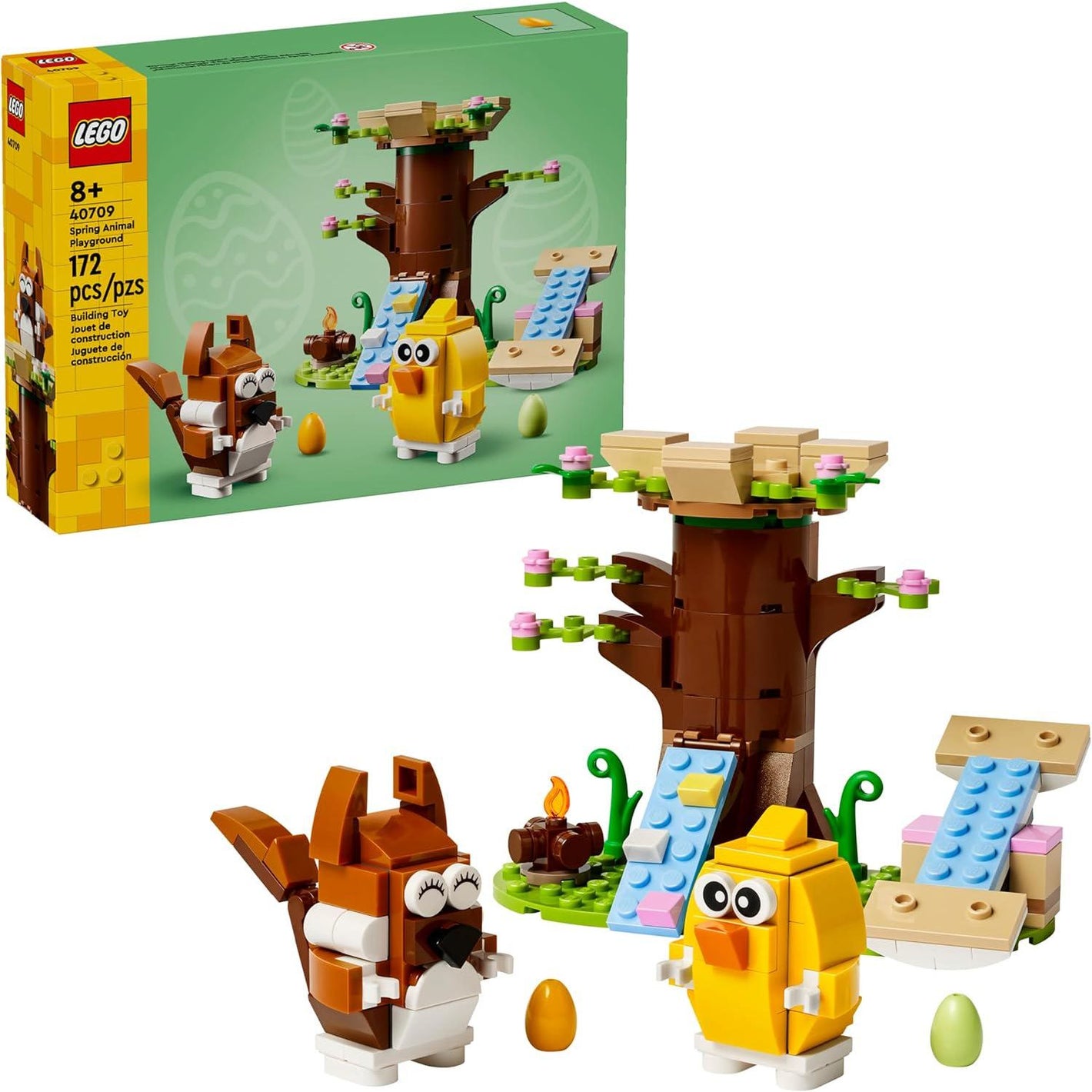 LEGO Spring Animal Playground Building Set with Bird and Squirrel for Kids Ages 8 and Up 40709