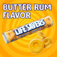 Life Savers Butter Rum Hard Candy, Bulk, 1.14 oz, 20 Single Packs
