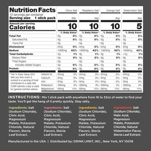 LMNT Zero Sugar Electrolytes Variety Pack Bundle, 36 Count Drink Mix