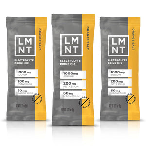 LMNT Zero Sugar Electrolytes, Orange Salt Drink Mix, 30 Count
