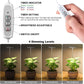 LORDEM Grow Light, Full Spectrum LED Plant Light For Indoor Plants, Height Adjustable Growing Lamp With Auto On/Off Timer 4/8/12H, 4 Dimmable Brightness, Ideal For Small Plants, 3 Packs,