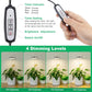 LORDEM Grow Light, Full Spectrum LED Plant Light For Indoor Plants, Height Adjustable Growing Lamp With Auto On/Off Timer 4/8/12H, 4 Dimmable Brightness, Ideal For Small Plants, 3 Packs Of Black,