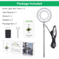 LORDEM Grow Light, Full Spectrum LED Plant Light For Indoor Plants, Height Adjustable Growing Lamp With Auto On/Off Timer, 4 Dimmable Brightness, Ideal For Small Plants, 3 Packs Of Black,