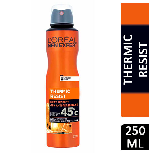 L'Oreal Paris Men Expert Thermic Resist Clean Cool Antiperspirant Spray 250ml,3600522634133