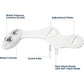 LUXE Bidet NEO 120 - Self-Cleaning Nozzle, Fresh Water Non-Electric Bidet Attachment For Toilet Seat, Adjustable Water Pressure, Rear Wash (White),
