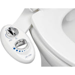 LUXE Bidet NEO 120 - Self-Cleaning Nozzle, Fresh Water Non-Electric Bidet Attachment For Toilet Seat, Adjustable Water Pressure, Rear Wash (White),