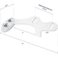 LUXE Bidet NEO 185 - Self-Cleaning, Dual Nozzle, Non-Electric Bidet Attachment For Toilet Seat, Adjustable Water Pressure, Rear And Feminine Wash (White),