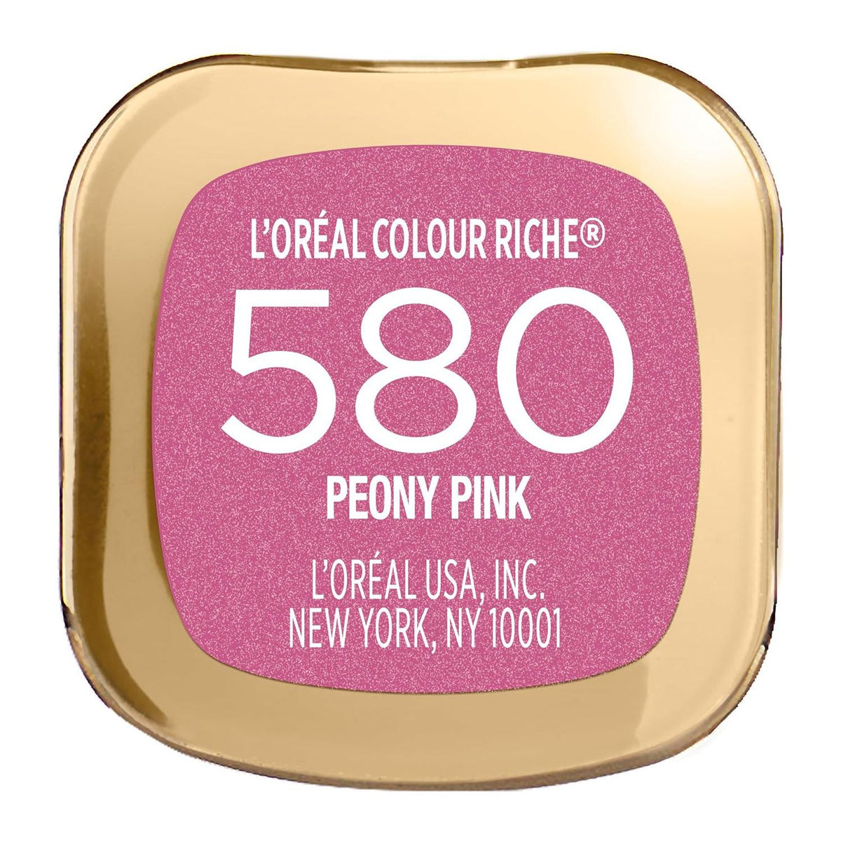L Oréal Paris Colour Riche Original Creamy, Hydrating Satin Lipstick With Argan Oil And Vitamin E, Peony Pink , 1 Count,
