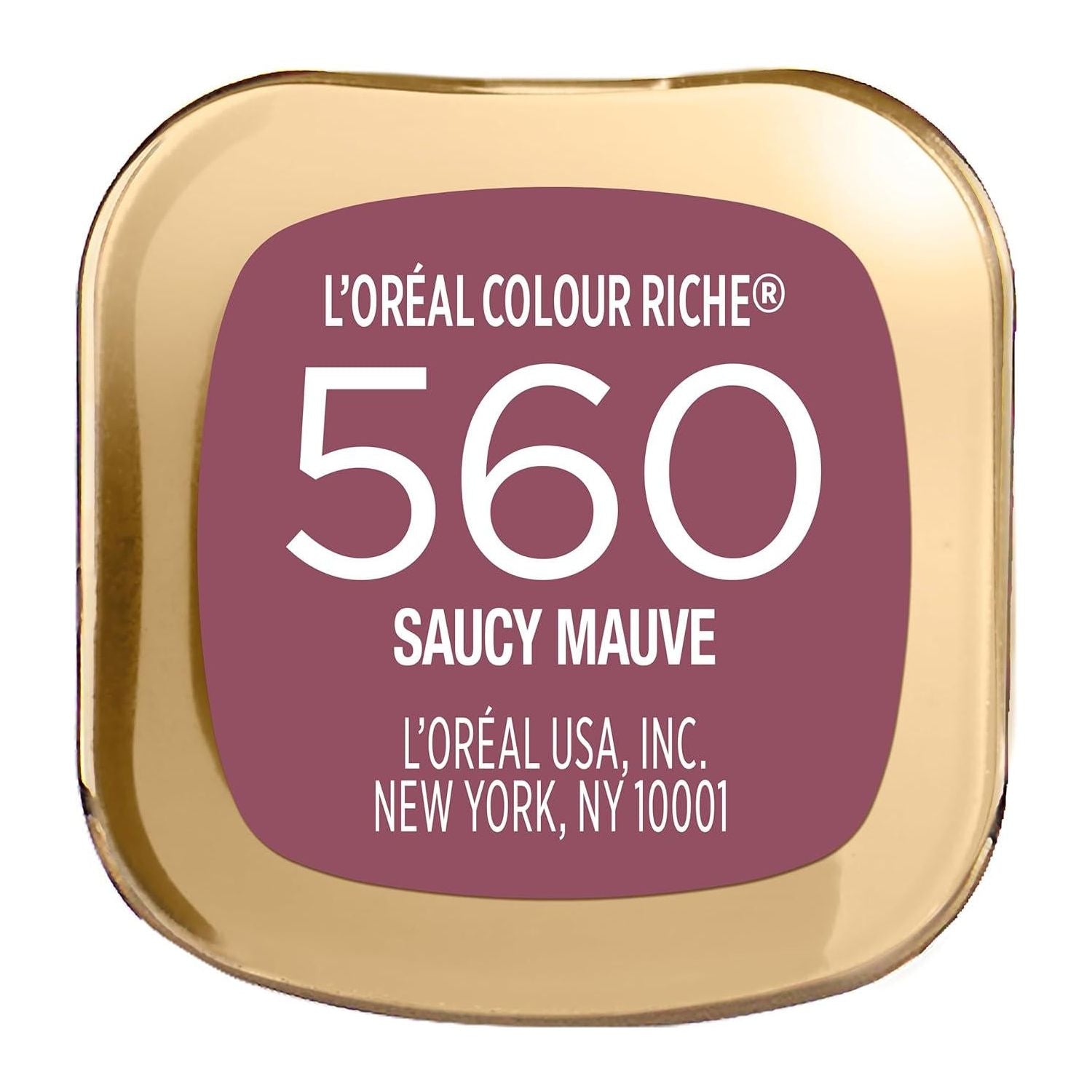 L Oréal Paris Colour Riche Original Creamy, Hydrating Satin Lipstick With Argan Oil And Vitamin E, Saucy Mauve , 1 Count,