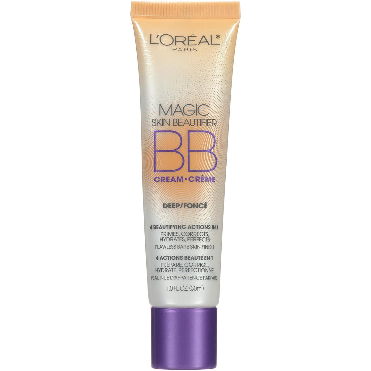 L Oréal Paris Makeup Magic Skin Beautifier BB Cream Tinted Moisturizer, Deep, 1 Fl Oz, 1 Count,