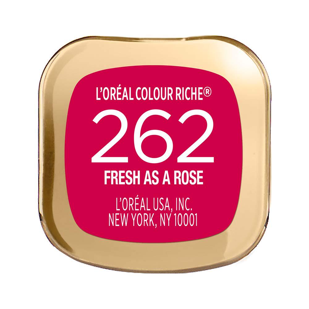 L'Oreal Paris Colour Riche Original Creamy, Hydrating Satin Lipstick With Argan Oil And Vitamin E, Fresh As A Rose , 1 Count,