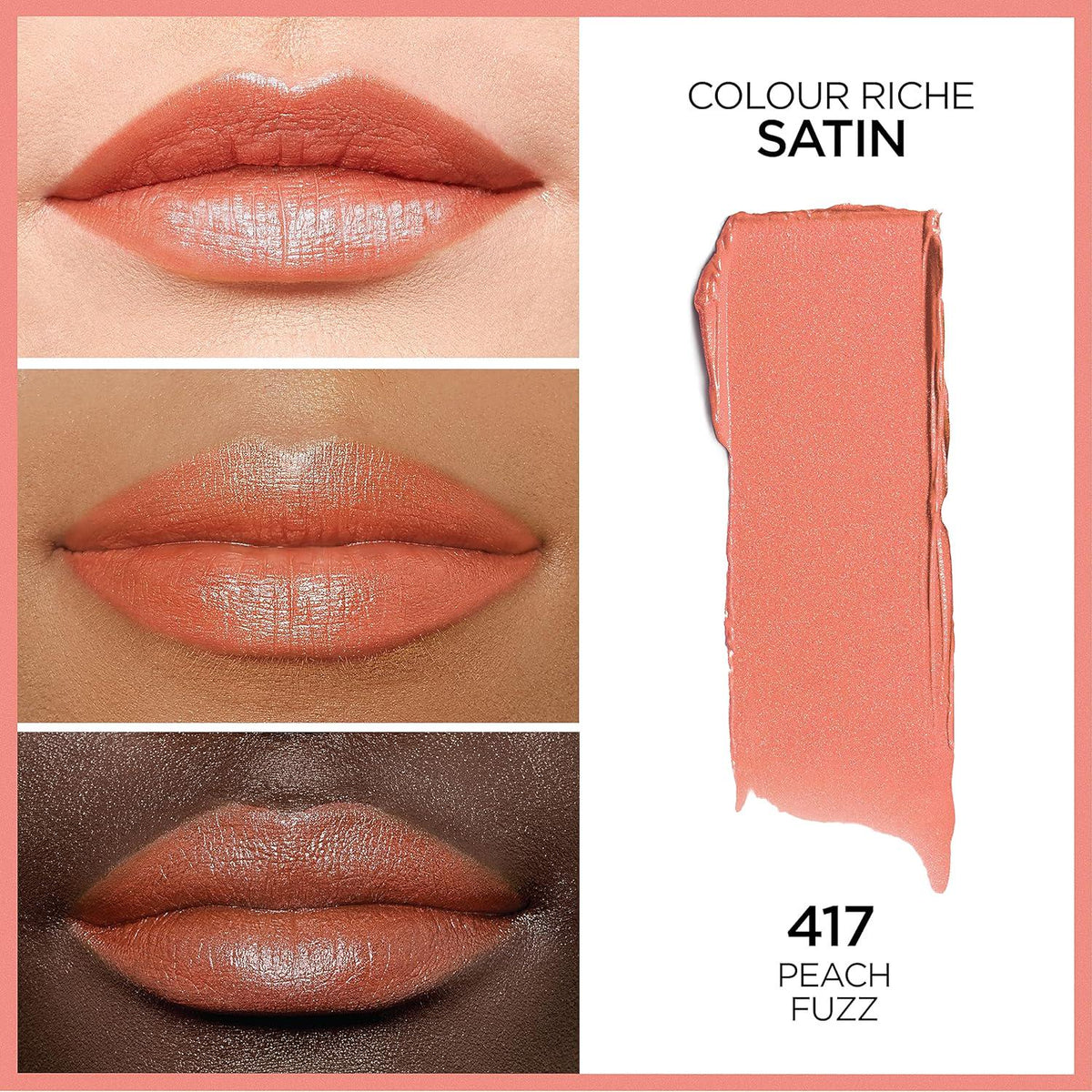 L'Oreal Paris Colour Riche Lipcolour, Peach Fuzz, 1 Count,