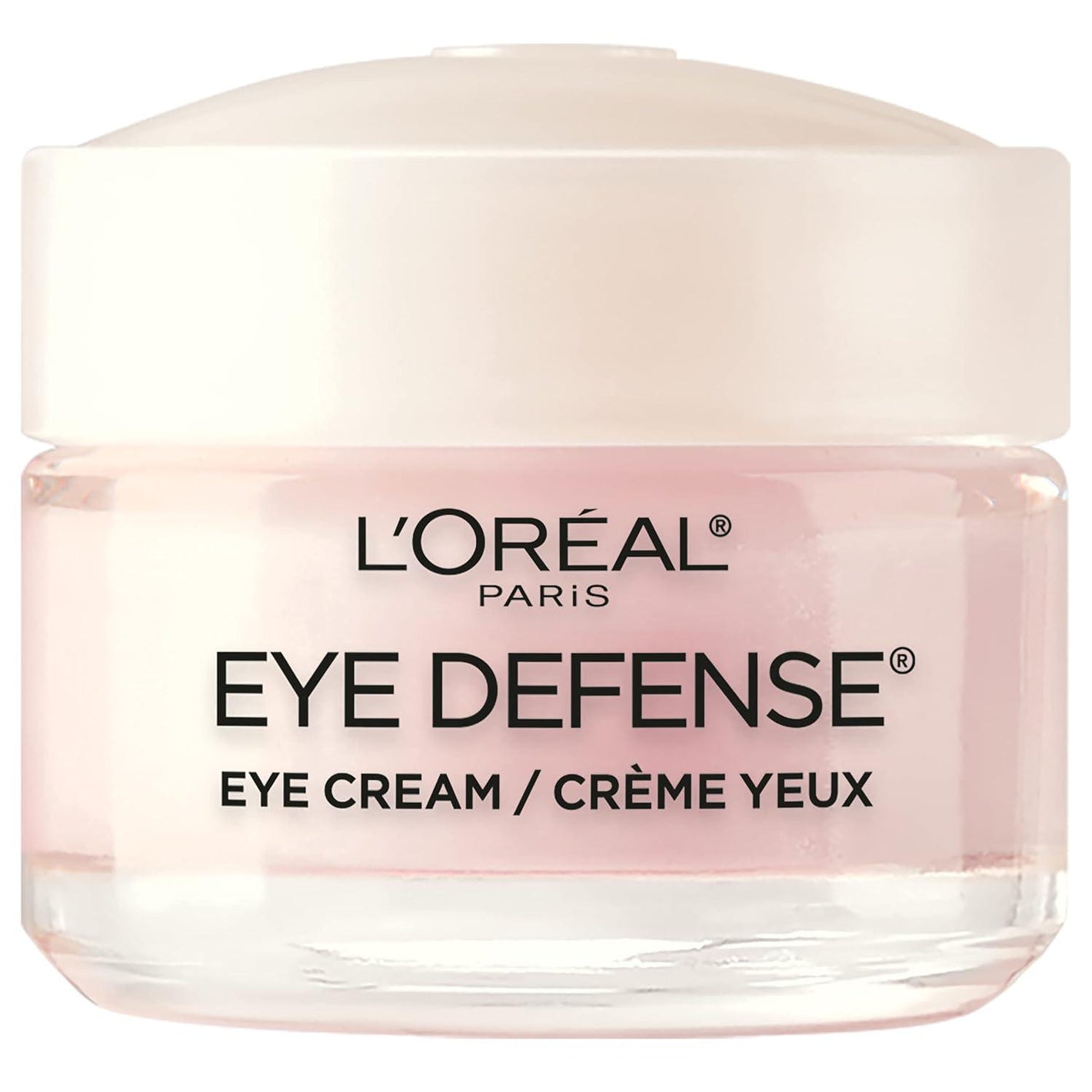 L'Oreal Paris Eye Defense Cream, 0.5 oz, Anti-Aging, With Caffeine & Hyaluronic Acid, Reduces Puffiness & Fine Lines