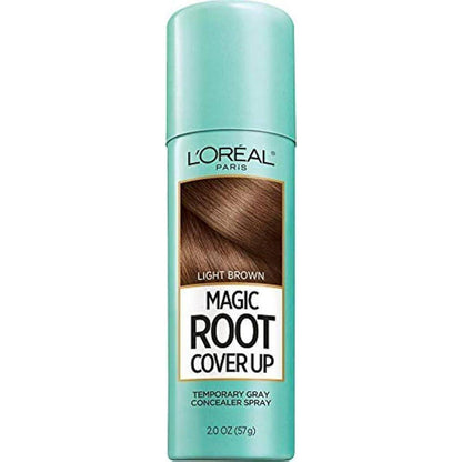 L'Oreal Paris L'Oreal Paris Hair Color Root Cover Up Temporary Gray Concealer Spray, Light Brown, 2 Ounce