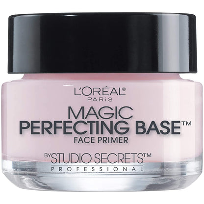 L'Oreal Paris Magic Perfecting Base Primer, 0.5 fl oz, Smooths Skin, Minimizes Pores, Velvety Matte Texture