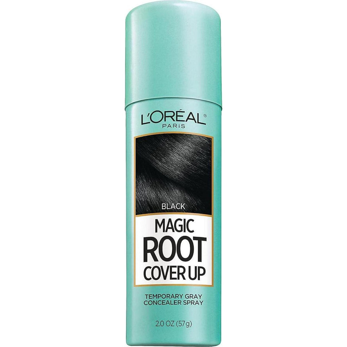 L'Oreal Paris L'Oreal Paris Magic Root Cover Up Gray Concealer Spray Black 2 Oz.(Packaging May Vary)