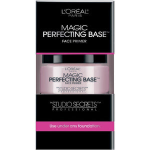 L'Oreal Paris Magic Perfecting Base Primer, 0.5 fl oz, Smooths Skin, Minimizes Pores, Velvety Matte Texture