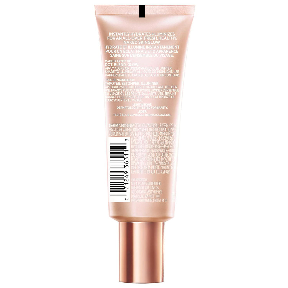 L'Oreal Paris L'Oreal Paris Makeup True Match Lumi Glotion, Natural Glow Enhancer, Illuminator Highlighter, Bronzing Drops For A Sun-Kissed Glow, 902 Light