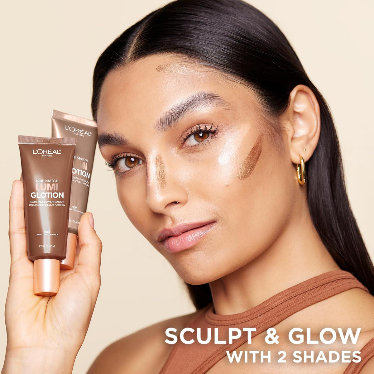 L'Oreal Paris L'Oreal Paris Makeup True Match Lumi Glotion, Natural Glow Enhancer, Illuminator Highlighter, Bronzing Drops For A Sun-Kissed Glow, 902 Light