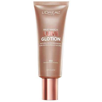 L'Oreal Paris L'Oreal Paris Makeup True Match Lumi Glotion, Natural Glow Enhancer, Illuminator Highlighter, Bronzing Drops For A Sun-Kissed Glow, 903 Medium