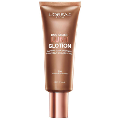 L'Oreal Paris L'Oreal Paris Makeup True Match Lumi Glotion, Natural Glow Enhancer, Illuminator Highlighter, Bronzing Drops For A Sun-Kissed Glow, 904 Deep
